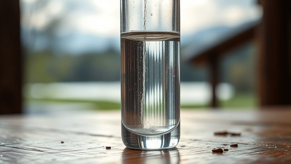 water level indicates weather changes