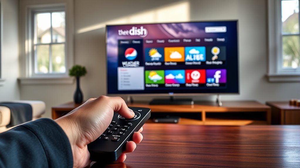 weather channel in dish packages