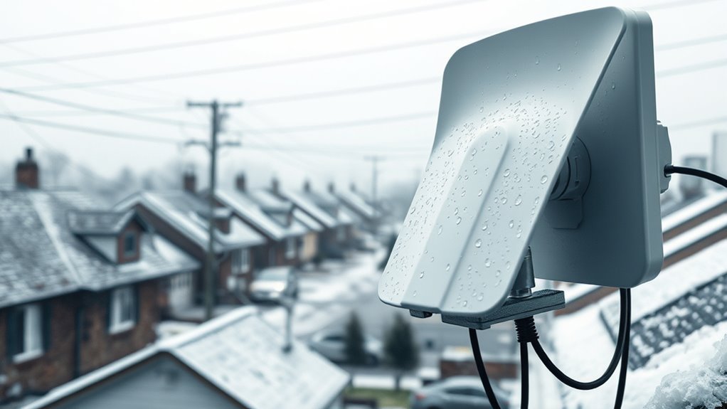 weather impacts internet signals