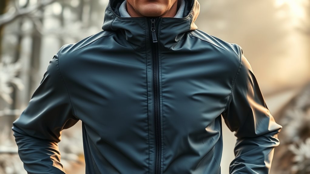 weatherproof windbreaker protection