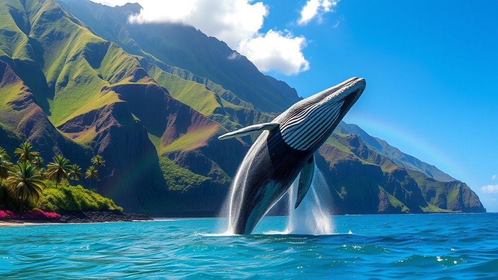 whale watching and scenic wonders