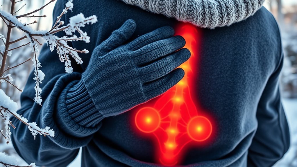 winter induced muscle stiffness