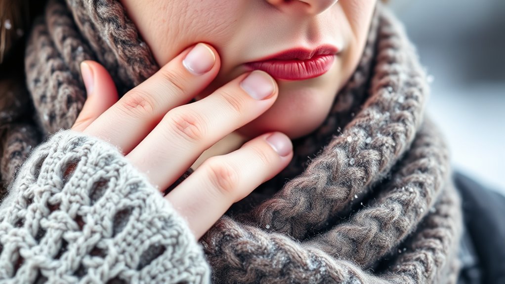 winter viral throat infections