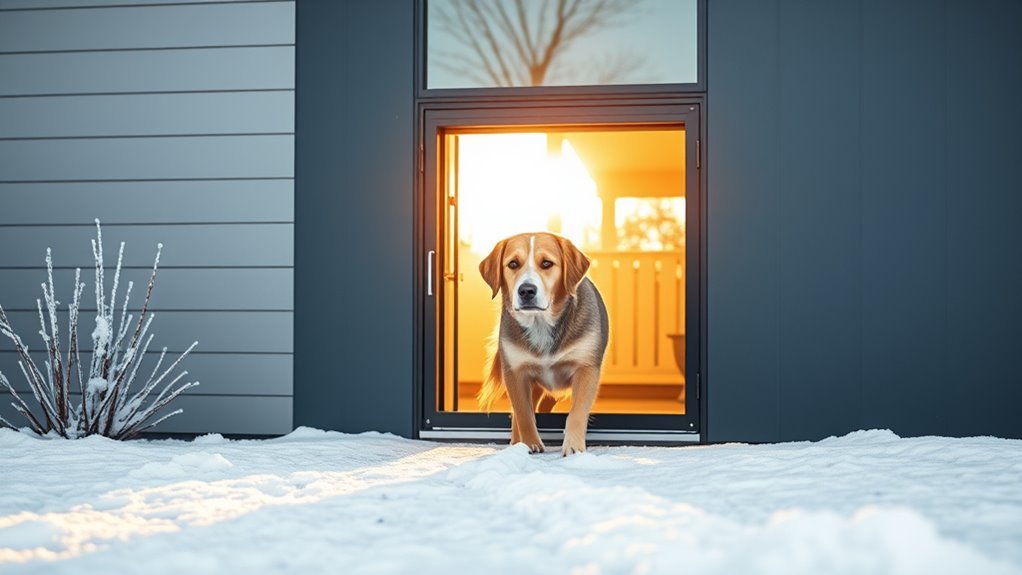 cold weather dog doors
