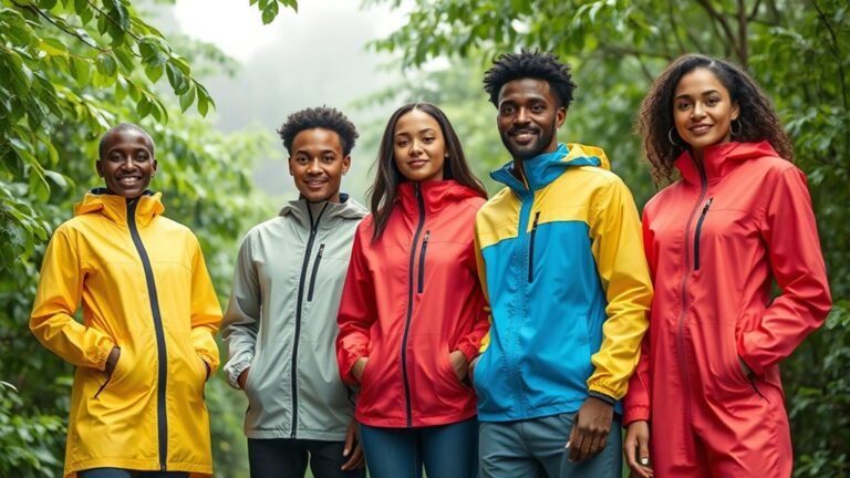 top warm weather rain jackets