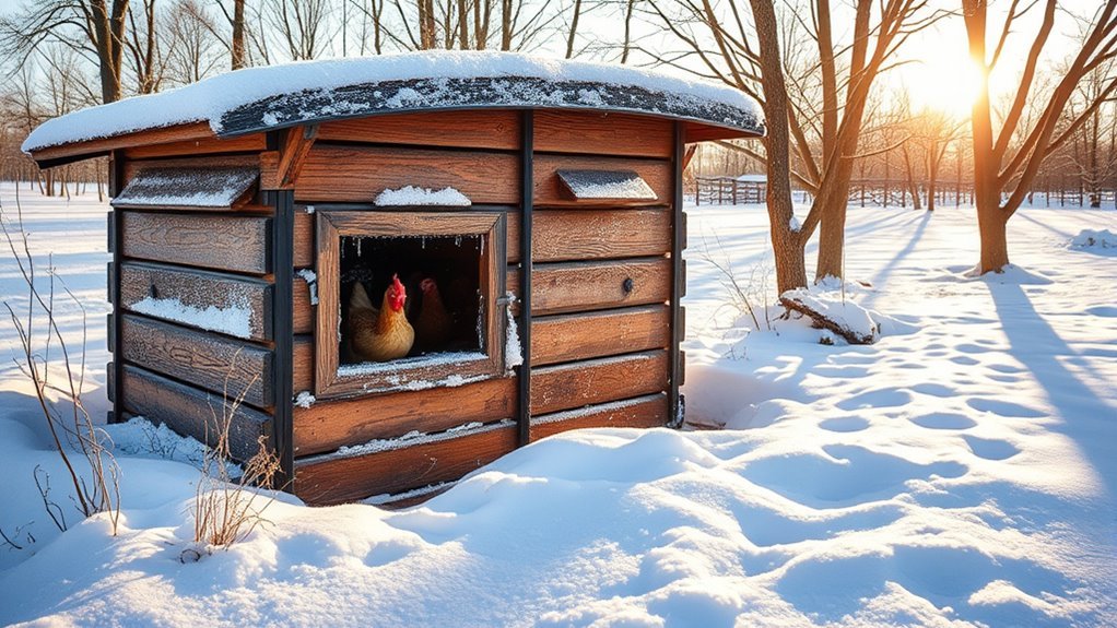cold weather chicken coops