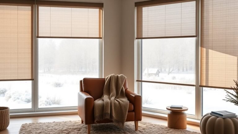 cold weather window blinds