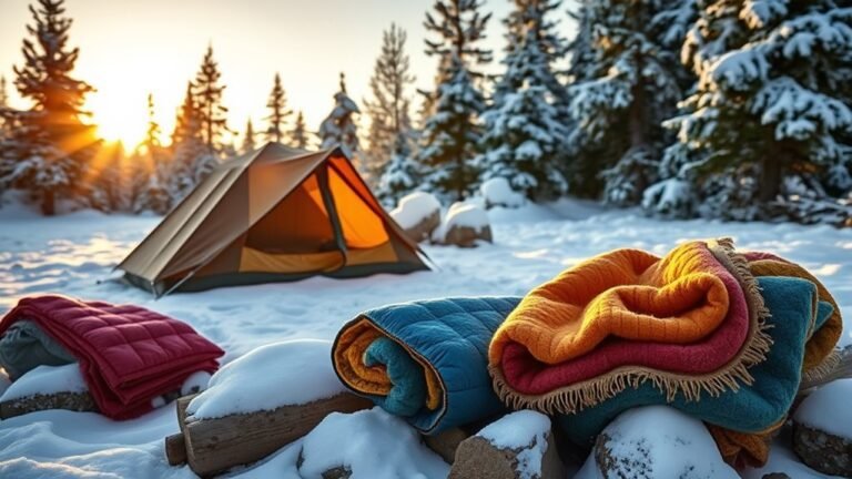 top cold weather camping blankets
