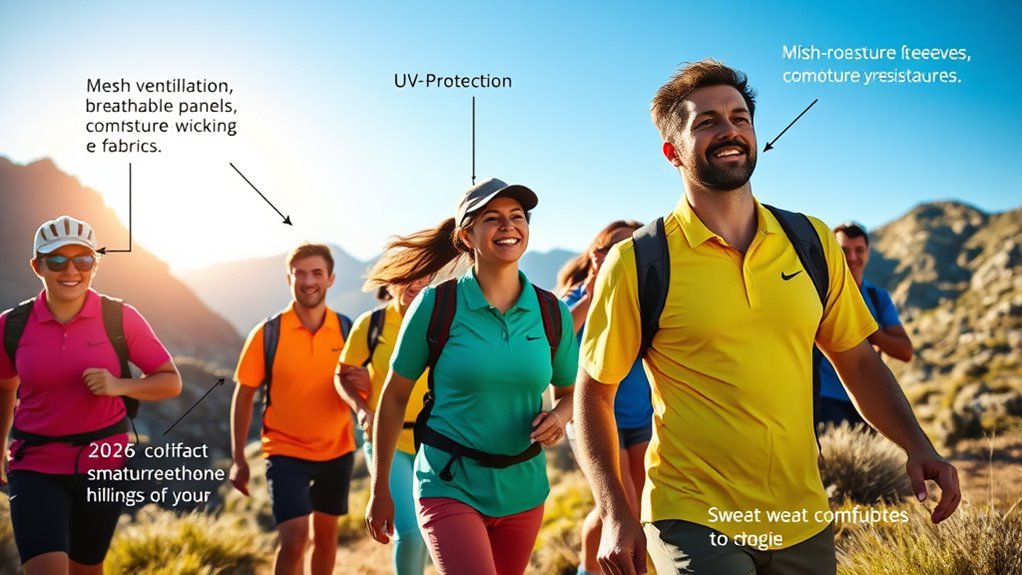 top hot weather hiking shirts