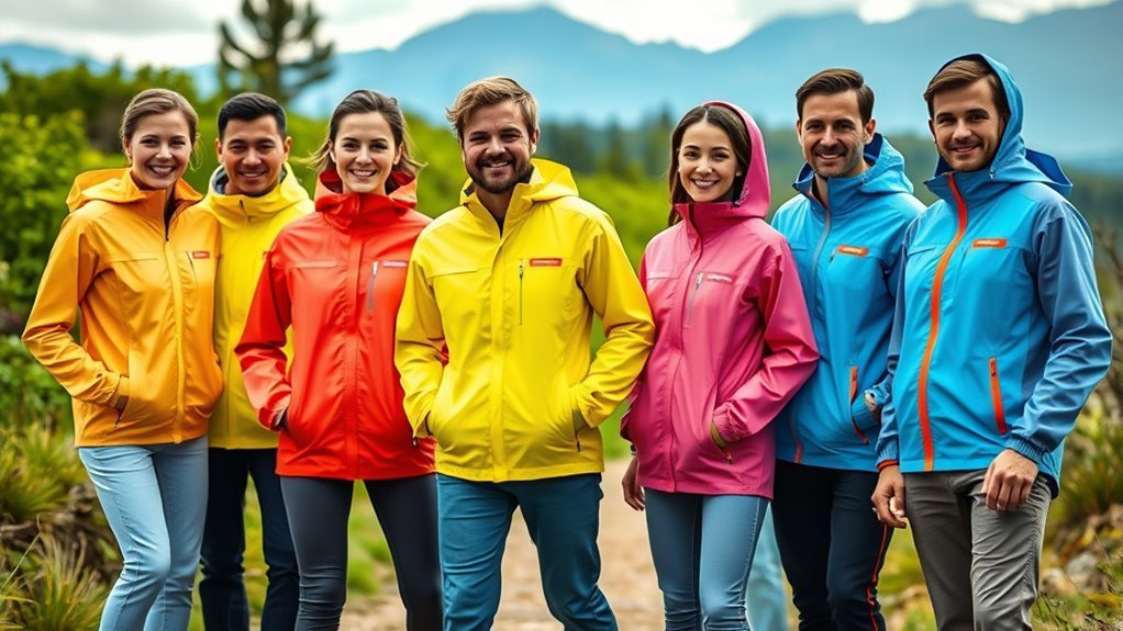 top warm weather rain jackets